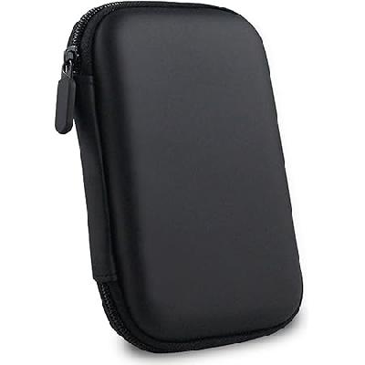 Black Bubble 2.5" External Hard Disk Case Pouch - WOLFANO